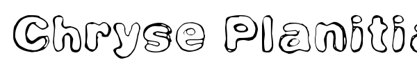Chryse Planitia font preview